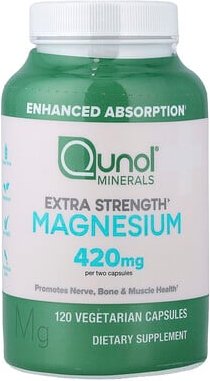 Qunol, Magnesium, Magnesium, 120 pflanzliche Kapseln (210 mg pro Kapsel)