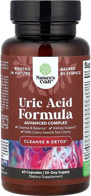 Thumbnail - Nature's Craft, Uric Acid Formula, Harnsäure-Formel, 60 Kapseln