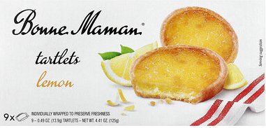 Bonne Maman, Törtchen, Zitrone, 9 Törtchen, je 13,9 g (0,49 oz.)