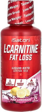 Thumbnail - Isatori, L-Carnitine, L-Carnitin, pinke Limonade, 360 ml (12 fl. oz.)
