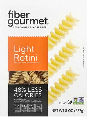Fiber Gourmet, Light Rotini, leichte Rotini, 227 g (8 oz.)