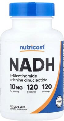 Thumbnail - Nutricost, NADH, 10 mg, 120 Kapseln