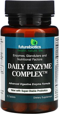 Futurebiotics, Täglicher Enzymkomplex, 75 Tabletten