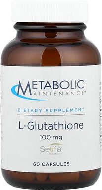 Metabolic Maintenance, L-Glutathione, L-Glutathion, 60 Kapseln