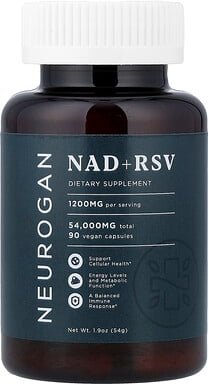 Neurogan Health, NAD + RSV, NAD + RSV, 90 vegane Kapseln, 54 g (1,9 oz.)