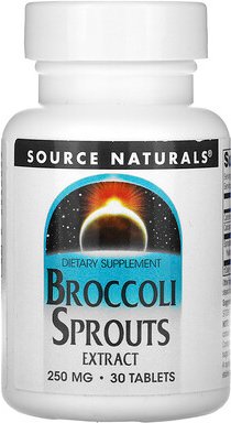 Source Naturals, Brocoli Sprouts Extract, Brokkolisprossenextrakt, 30 Tabletten (250 mg pro Tablette)