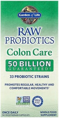 Thumbnail - Garden of Life, RAW Probiotics, Colon Care, Probiotika zur Darmpflege, 30 pflanzliche Kapseln