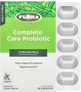 Flora, Complete Care Probiotic, Probiotikum mit 34 Milliarden KBE, 30 pflanzliche Kapseln