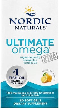 Thumbnail - Nordic Naturals, Ultimate Omega Xtra, ultimatives Omega Extra, Zitrone, 1.480 mg, 60 Weichkapseln (740 mg pro Weichkapse...