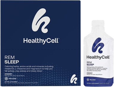 HealthyCell, REM Sleep, Kirsche, 30 Gel Packs, je 25 ml (0,84 fl. oz.).