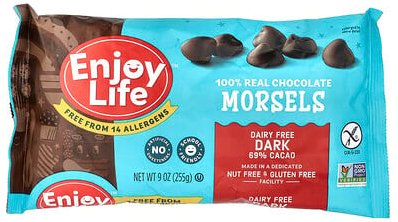 Thumbnail - Enjoy Life Foods, Morsels, Dark Chocolate, dunkle Schokolade, 69% Kakao, 255 g (9 oz.)