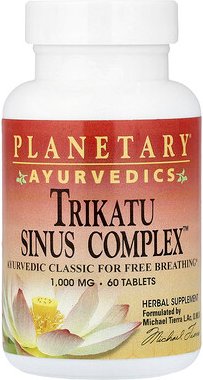 Planetary Herbals, Ayurvedics, Trikatu Sinus Complex™, ayurvedischer Trikatu-Sinus-Komplex, 60 Tabletten