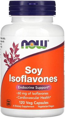 NOW Foods, Soy Isoflavones, Soja-Isoflavone, 120 pflanzliche Kapseln