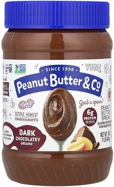 Thumbnail - Peanut Butter & Co., Peanut Butter Spread, Erdnussbutteraufstrich, Dark Chocolatey Dreams®, 454 g (16 oz.)