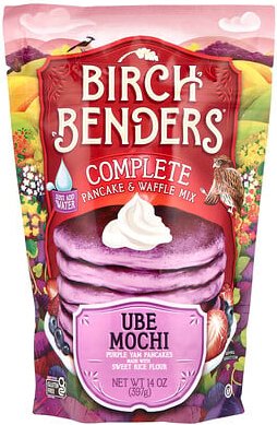 Birch Benders, Complete Pancake & Waffle Mix, komplette Pfannkuchen- und Waffelmischung, Ube Mochi, 397 g (14 oz.)