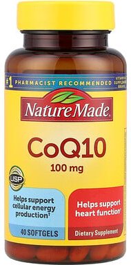 Nature Made, CoQ10, 100 mg, 40 Weichkapseln