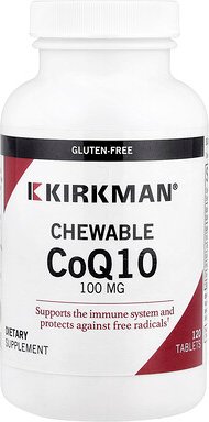 Kirkman Labs, Chewable CoQ10, kaubares CoQ10, 120 Tabletten