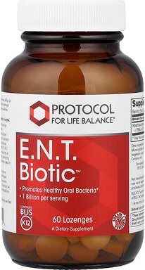 Protocol for Life Balance, HNO- Biotic™, 60 Lutschtabletten (21 mg pro Lutschtablette)