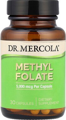Dr. Mercola, Methyl Folate, Methylfolat, 5 mg, 30 Kapseln