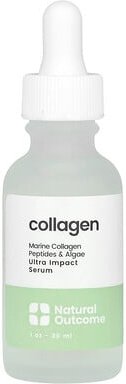 Natural Outcome, Collagen Ultra Impact Serum, Kollagen Ultra Impact Serum, ohne Duftstoffe, 30 ml (1 oz.)