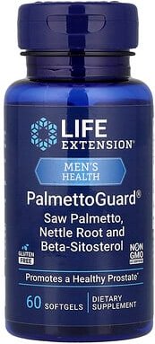 Life Extension, Men's Health, PalmettoGuard®, Sägepalmenbeere, Brennnesselwurzel und Beta-Sitosterol, 60 Weichkapseln