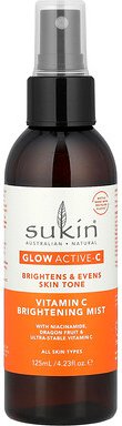 Thumbnail - Sukin, Glow Active-C, Vitamin C Brightening Mist, aufhellendes Spray mit Vitamin C, für alle Hauttypen, 125 ml (4,23 fl....