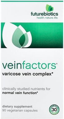 Futurebiotics, VeinFactors®, Varicose Vein Complex, Varikose-Vein-Komplex, 90 pflanzliche Kapseln