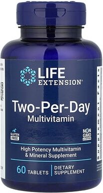 Life Extension, Two-Per-Day Multivitamin, 60 Tabletten