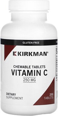 Kirkman Labs, Vitamin C zum Kauen, 250 mg, 250 Tabletten