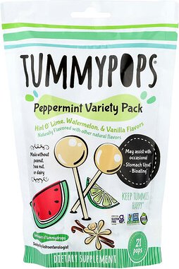 Tummydrops, Tummypops®, Pfefferminzbonbons, 21 Lutscher
