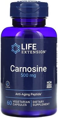 Life Extension, Carnosin, 500 mg, 60 vegetarische Kapseln