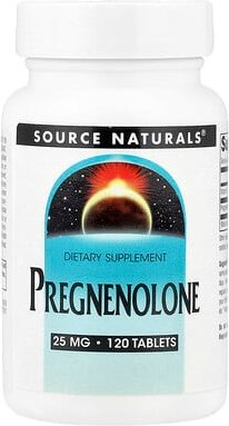 Source Naturals, Pregnenolone, 25 mg, 120 Tabletten