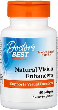 Doctor's Best, Natural Vision Enhancers, natürliche Sehverstärker, 60 Weichkapseln