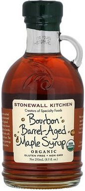 Stonewall Kitchen, Bio-Bourbon-Ahornsirup, im Fass gereift, 250 ml (8,5 fl. oz.)