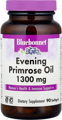 Bluebonnet Nutrition, Schlüsselblumenöl, 1.300 mg, 90 Dragées