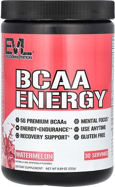 EVLution Nutrition, BCAA Energy®, Wassermelone, 252 g (8,89 oz.)