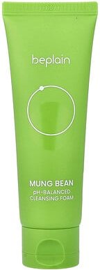 Beplain, Mung Bean, pH-Balanced Cleansing Foam, pH-neutraler Reinigungsschaum, 80 ml (2,7 fl. oz.)