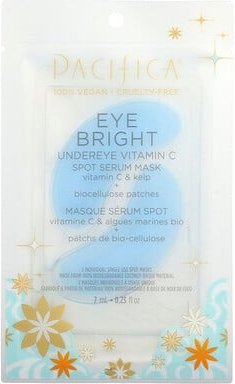 Pacifica, Eye Bright, Vitamin-C-Spot-Schönheitsmaske unter den Augen, 2 Stück, 7 ml (0,23 fl. oz.)
