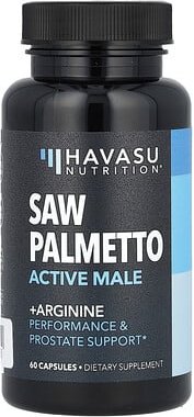 Havasu Nutrition, Saw Palmetto, Sägepalmenbeere, aktiver Mann, 60 Kapseln