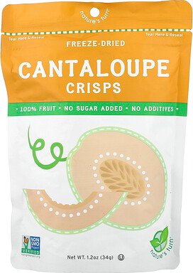 Nature's Turn, Freeze-Dried Cantaloupe Crisps, gefriergetrocknete Cantaloupe-Chips, 34 g (1,2 oz.)