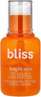 Bliss, Bright Idea, Brightening Serum with Vitamin C & Tri-Peptides, aufhellendes Serum mit Vitamin C und Tri-Peptiden, ...