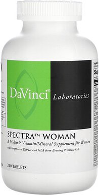 DaVinci Laboratories, Spectra Woman, Multiple Vitamine/Mineral, 240 Tabletten