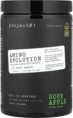 Project 1 Nutrition, Amino Evolution, saurer Apfel, 429 g (15,13 oz.)
