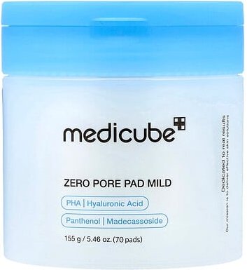 Medicube, Zero Pore Pad Mild, Zero Pore Pad Mild, Null-Poren-Pad, 70 Pads, 155 g (5,46 oz.)