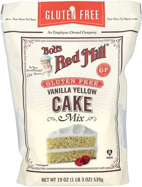 Bob's Red Mill, Vanilla Yellow Cake Mix, Vanille-Gelb-Kuchenmischung, glutenfrei, 539 g (19 oz.)