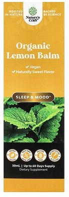 Nature's Craft, Organic Lemon Balm, Bio-Zitronenmelisse, 30 ml