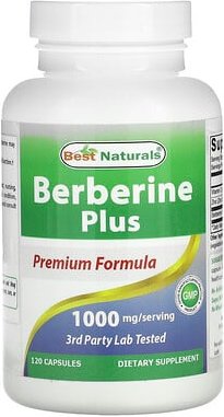 Best Naturals, Berberine Plus, 120 Kapseln