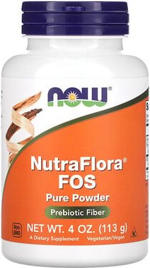 NOW Foods, NutraFlora FOS, reines Pulver, 113 g (4 oz.)