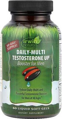 Thumbnail - Irwin Naturals, Daily-Multi Testosterone Up ® Booster für Männer, 60 mit Flüssigkeit gefüllte Weichkapseln
