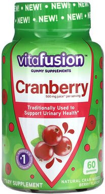 VitaFusion, Cranberry, mit Cranberrys gemischte Beeren, 60 Fruchtgummis (250 mg pro Fruchtgummi)